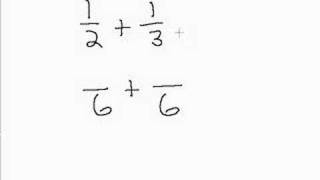 Adding Fractions with Uncommon Denominators [upl. by Papotto915]