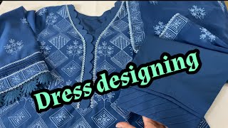 How to design summer dress 2024Dress sanookbysumera [upl. by Aita]