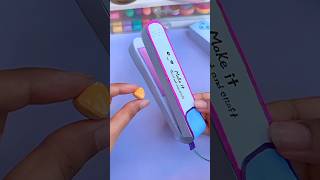 DIY Hair straightener 🌸 shorts tonniartandcraft youtubeshorts love art craft [upl. by Enaamuj]