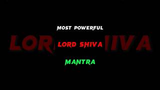 Awakening the Most Powerful Mantra of Lord Shiva  Most powerful mantra Of Lord Shiva ✨ [upl. by Ludlew]