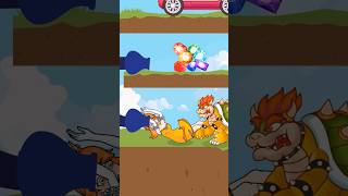 The Great Mario vs Bowser Showdown – Protecting Peach and the Gems [upl. by Grimbly5]