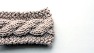 How to Sew the Seam  FREE Headband Knitting Pattern [upl. by Yancey]