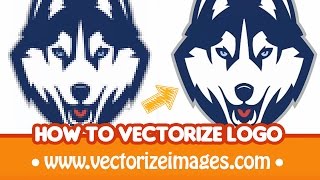 How to redraw vectorize logo into a vector format [upl. by Airotahs700]