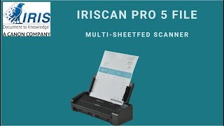 IRIScan Pro 5 File How to process files [upl. by Carnahan387]