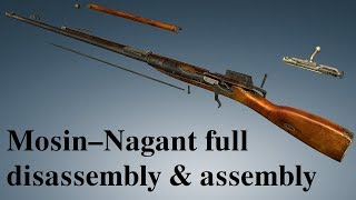 Mosin–Nagant full disassembly amp assembly [upl. by Erdeid792]