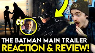 THE BATMAN Main Trailer REACTION amp First Thoughts Breakdown [upl. by Hovey994]