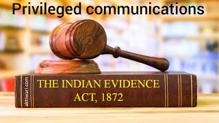 Privileged communications Indian evidence act  Malayalam [upl. by Grimaud132]