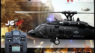 echobbycom RTF UH60 Blackhawk Realistic RC Helicopter nine eagles solo pro 319 6 ch helicopter [upl. by Leasim]