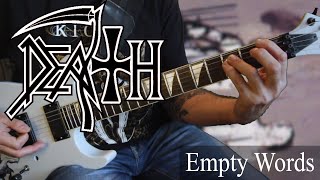 Death  Empty Words  Full guitarsolo cover instrumental [upl. by Orton]