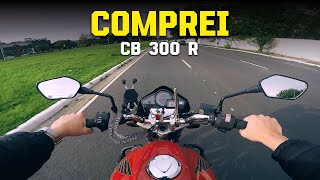 COMPREI A TEMIDA A VILÃ DAS MOTOS CB300R E AI VALE A PENA [upl. by Analim]