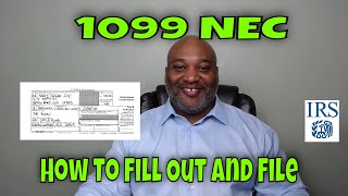 1099 NEC  How To Fill Out And File [upl. by Irollam]