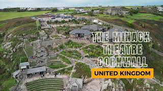 Minack Theatre Drone Video Cornwall United Kingdom [upl. by Merla671]