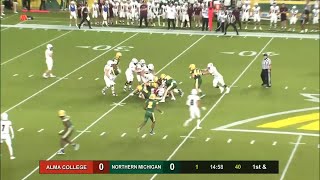 Highlights Alma College vs Northern Michigan  2024 GLIAC Football [upl. by Jessee]