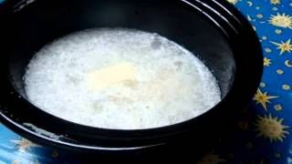 Grab amp Go Grits cooked in the crock pot [upl. by Garling188]