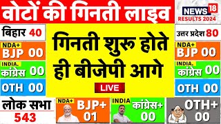 Lok Sabha Election Results Live  Counting of votes in India  PM Modi  Rahul Gandhi  Results 2024 [upl. by Cally187]