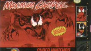 SpiderMan and Venom  Maximum Carnage SNES  Streets of New York [upl. by Drice]