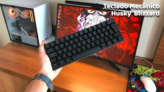 UNBOXING E CUSTOMIZAÇÃO Teclado Husky Blizzard [upl. by Jorge]