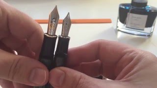 Pelikan Souverän M805 Stresemann  Fountain Pen Review [upl. by Kirwin713]