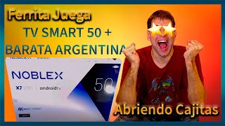 TV 4K 50quot  Noblex  Series x7  Sistema Operativo ANDROID  Unboxing  2021  PRIME VIDEO  NETFLIX [upl. by Castera182]