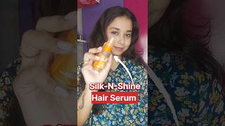 SilkNShine Hair Serum Review shorts review [upl. by Novonod]