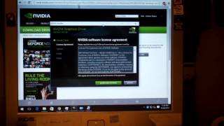 Installing nVidia GeForce 61006150LE SE drivers in Windows 10 [upl. by Malinde]