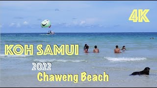 Koh Samui Chaweng Beach 2022 4K [upl. by Deacon]