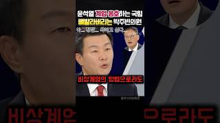 윤석열 계엄 옹호하는 정신못차린 국힘 뼈발라버리는 반주민의원 정치 박주민 [upl. by Adriena]