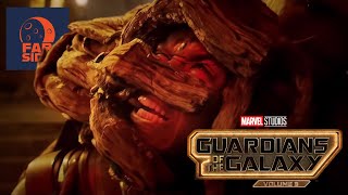 Groot vs Adam Warlock Full Fight Scene FHD I Guardians of the Galaxy Vol 3 CLIP [upl. by Ikkiv456]