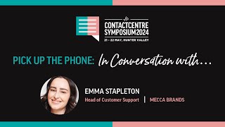 Pick Up The Phone In Conversation with Emma Stapleton from MECCA [upl. by Allekram]