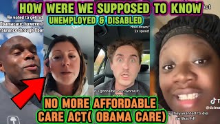 Black people Reacting on Unemployed Yteas that voted against ObamaCare only to findout its ACareA [upl. by Skyla124]