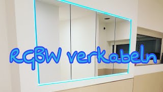 KNX RGBW verdrahtenverkabeln LED Beleuchtung Smarthome Die Siwuchins [upl. by Donni]