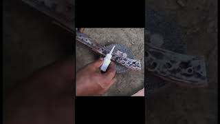 Sword Making  blacksmith shorts forging ajoykumarsarma knivesmaker kitchenknife [upl. by Jared]