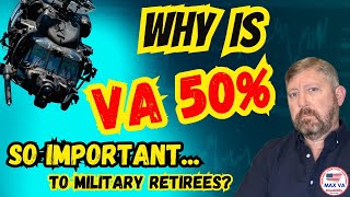 Why a 50 VA Disability Rating is SO Important Military Retirement Concurrent Pay veteran military [upl. by Stover]