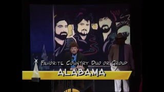 Alabama Win Country Duo or Group  AMA 1991 [upl. by Bernadene323]