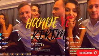 Hande ve Kerem live with English subtitles ❤️😍  Subscribe❤️ [upl. by Leanna611]