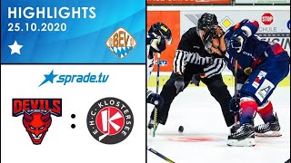 25102020  Highlights  Devils UlmNeuUlm vs EHC Klostersee [upl. by Getter887]