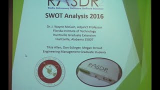 Dr Wayne McCain RASDR SWOT Analysis [upl. by Lorin]