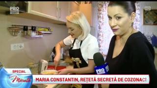 Maria Constantin reteta secreta de cozonaci [upl. by Ennaitak]