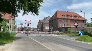 Spoorwegovergang Coesfeld D  Railroad crossing  Bahnübergang [upl. by Ganley]