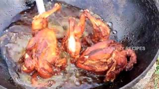 HOW to COOK Full CHICKEN Fry Prepared by my GrandmaCOUNTRY RECIPES [upl. by Bowes]