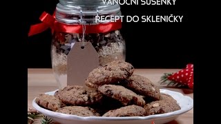 Vánoční sušenky  recept do skleničky [upl. by Ilan897]