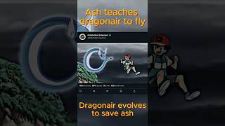 Ash teaches dragonair to fly pokemon anime shorts shortvideo [upl. by Bithia]