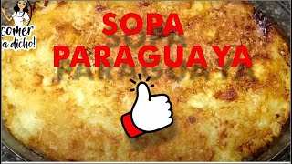 FACIL SOPA PARAGUAYA con sémola [upl. by Padriac]