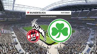 1 FC Köln vs Fürth 10  Highlights  2 Bundesliga 2425 [upl. by Root]