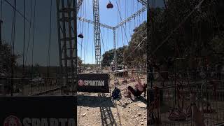 Hercules Hoist Obstacle  Dallas Spartan Beast 13 mile Race  Granbury Texas [upl. by Ambrogino]