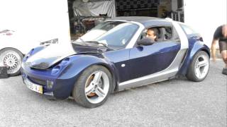 Honda d16a9 powered Smart Roadster [upl. by Hnahk]