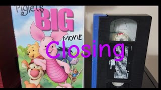 Closing to Piglets Big Movie 2003 VHS [upl. by Larrie]