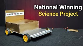 inspire science project ideas  smart wheelchair  national winning science fair projectsscience [upl. by Attennod]