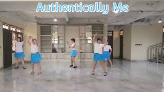 Authentically Me Line Dance [upl. by Aratal]