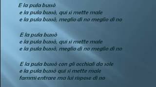 Fabri FibraLa pula bussò 2016 TESTO LYRICS [upl. by Leandre]